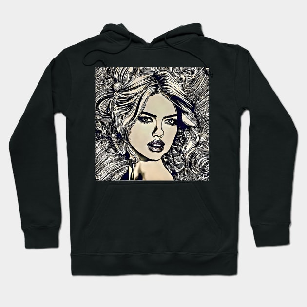 Face of Kate Hoodie by bogfl